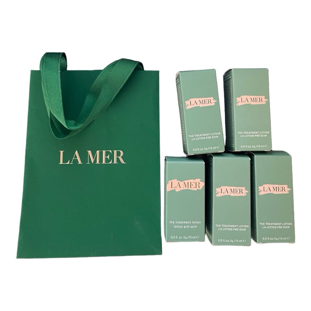 5 x LA MER treatment lotion 0.5 fl oz